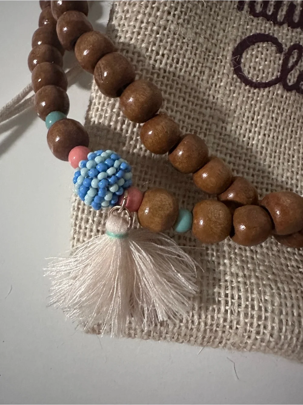 Matilda Jane Dream Chaser Wooden Beaded Necklace - TK exclusive